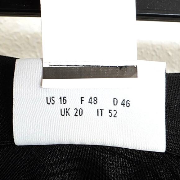 Akris Punto Sashiko Flower Embroidered Lace Tulle Maxi Skirt Black Plus Size 16 - Picture 6 of 16